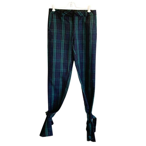 Y2k Tartan Trousers Like New, Belt Ankle, Size Medium - Picture 8 of 8